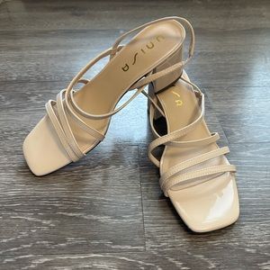 NWT Nude Block Heels